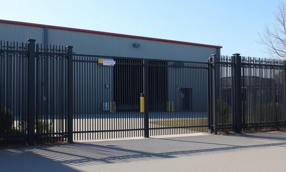 Industrial perimeter fence in Dandenong